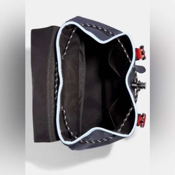 Coach Track Backpack Colorblock Midnight/Pacific Multi NWT - Picture 6 of 7